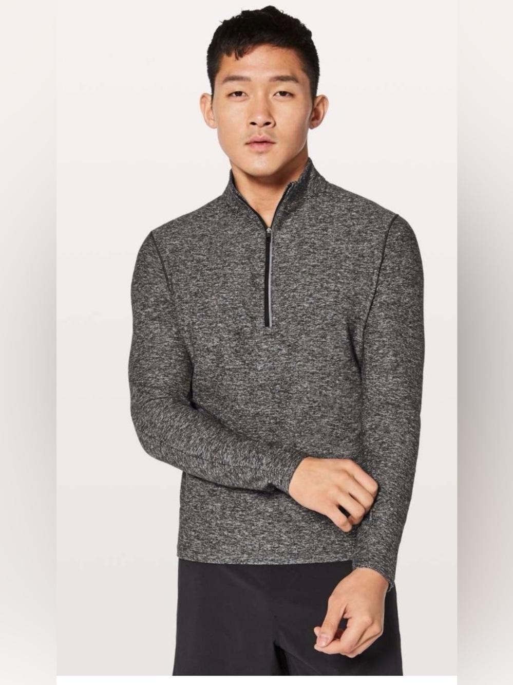 Lululemon Surge Warm 1/2 Zip
Heathered Black
